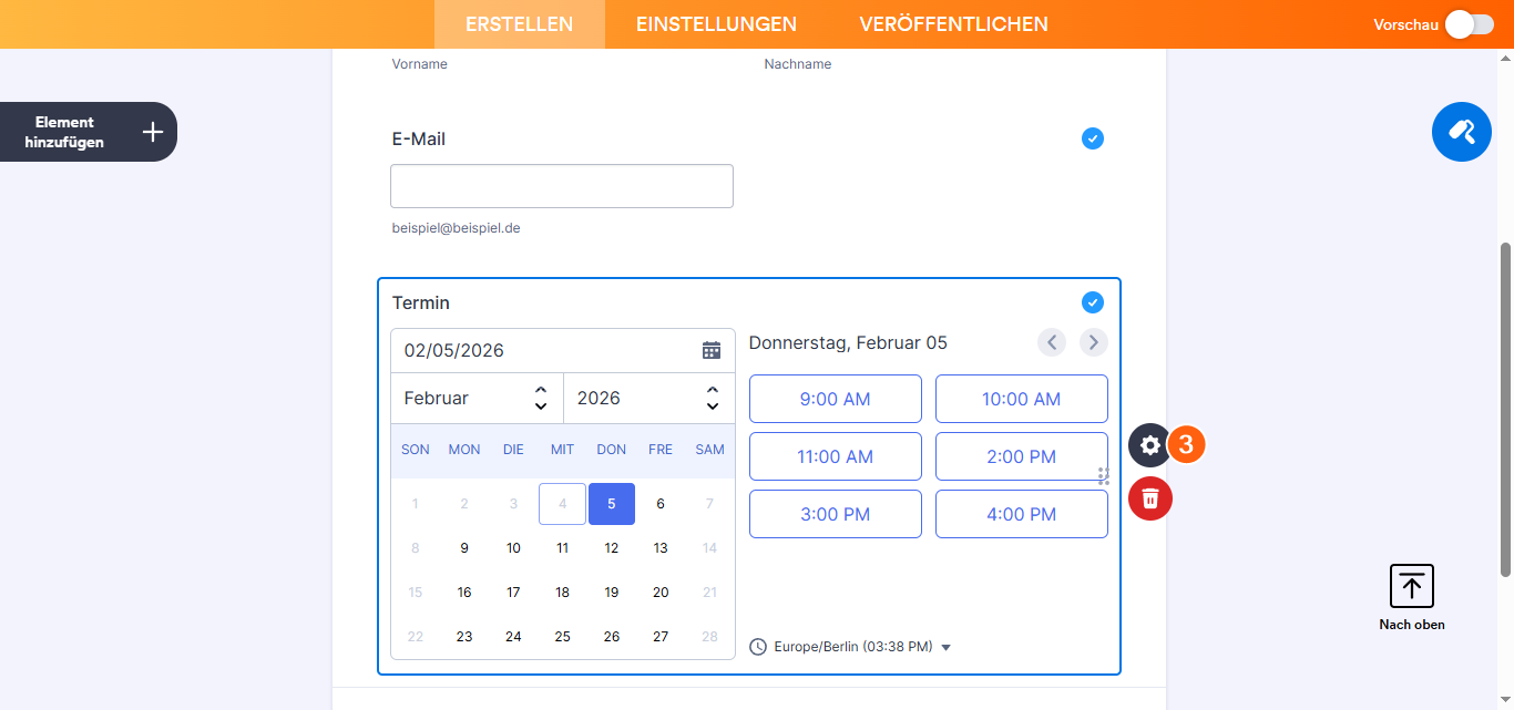 Wie Sie das Calendly Widget hinzufügen und einrichten Image-3