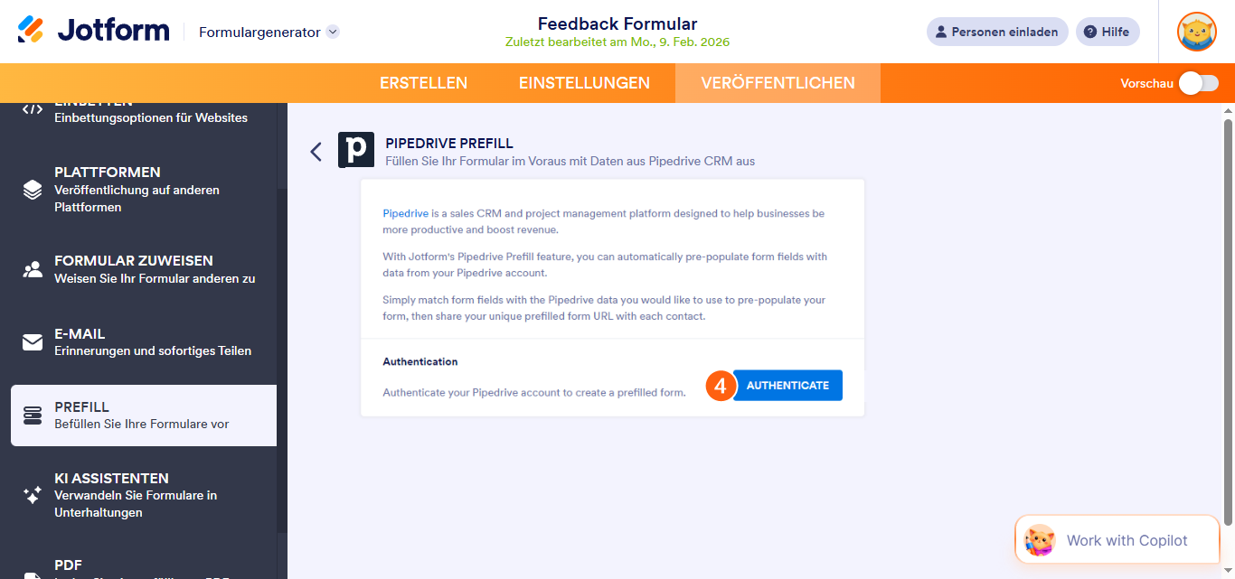 So füllen Sie ein Formula mit den Daten von Pipedrive vorab aus Image-2