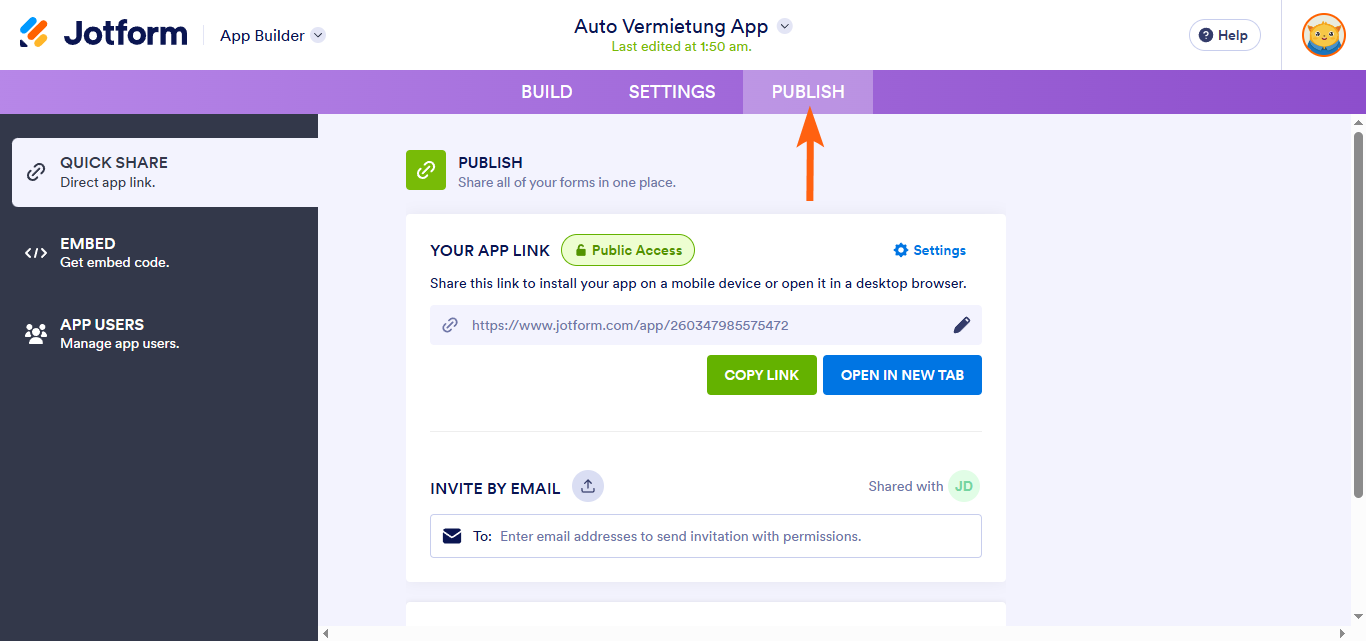 So betten Sie Ihren Jotform Shop in Ihre Squarespace-Site ein Image-1