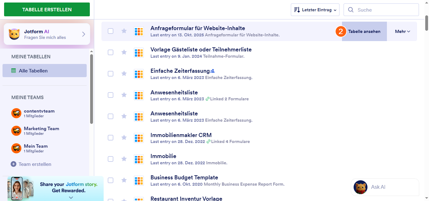 So laden Sie ein Jotform Signaturdokument in Jotform Tabellen herunter Image-2