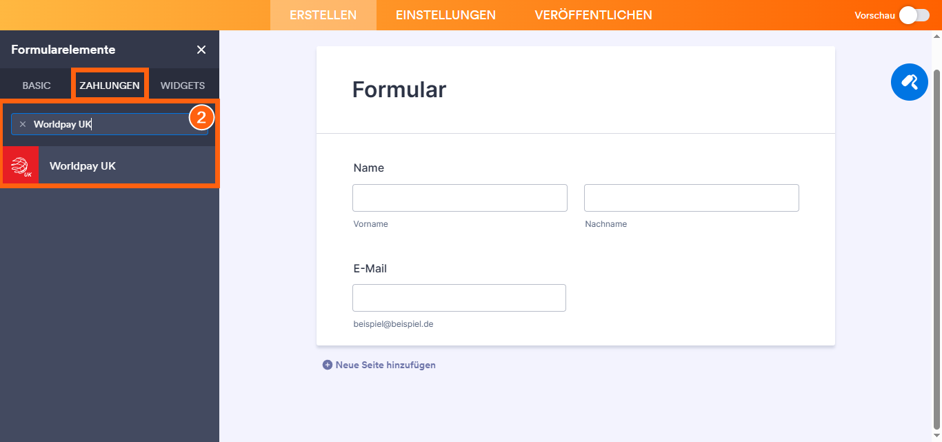 So integrieren Sie Ihr Formula in Worldpay UK Image-7