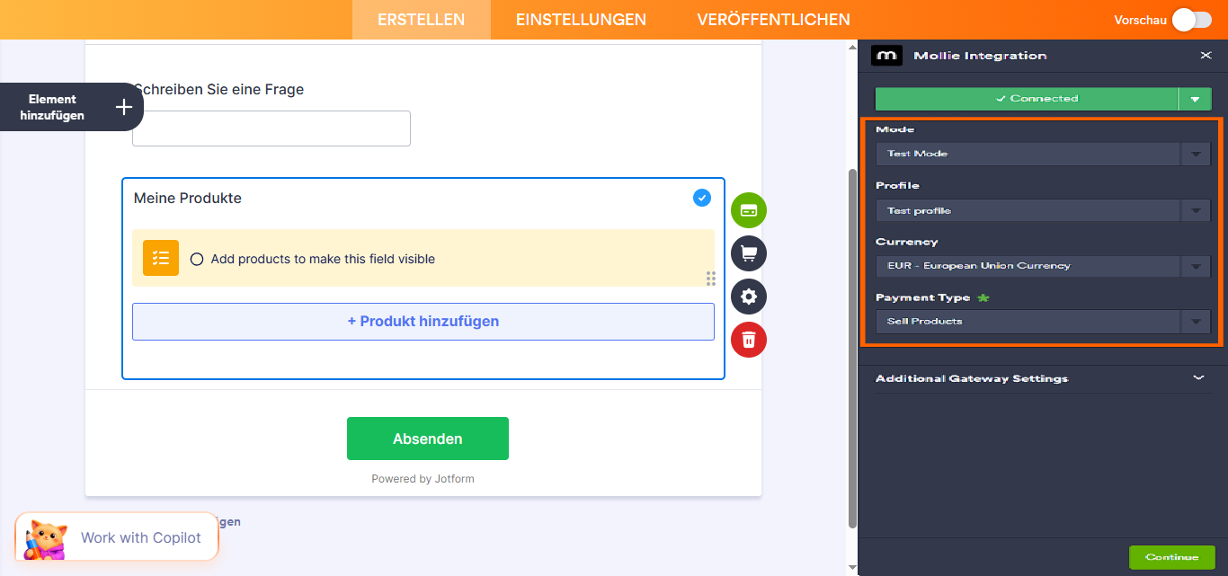 So integrieren Sie Mollie mit Jotform Image-3