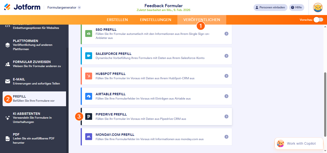 So füllen Sie ein Formula mit den Daten von Pipedrive vorab aus Image-1