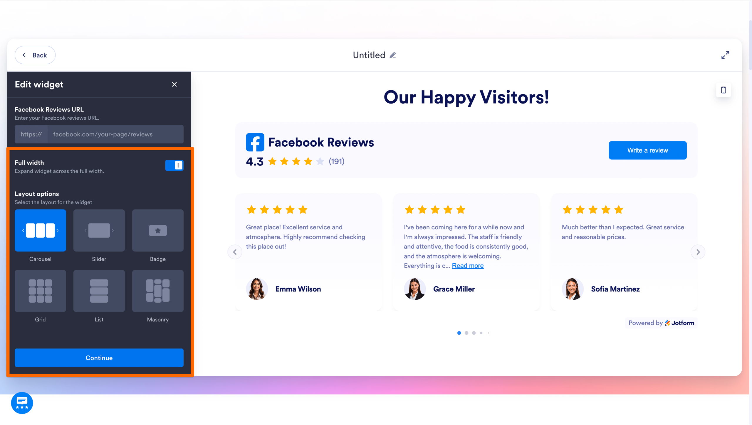 How to embed Facebook reviews on Squarespace Image-4