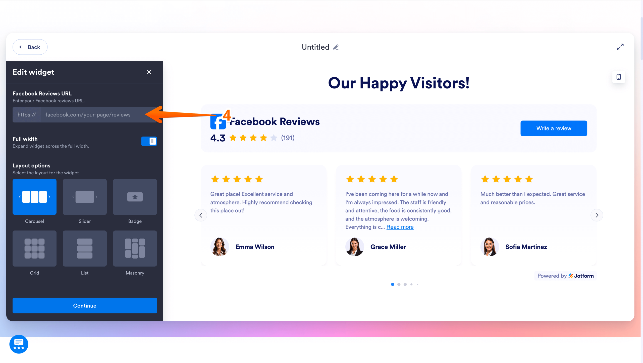 How to embed Facebook reviews on Squarespace Image-3