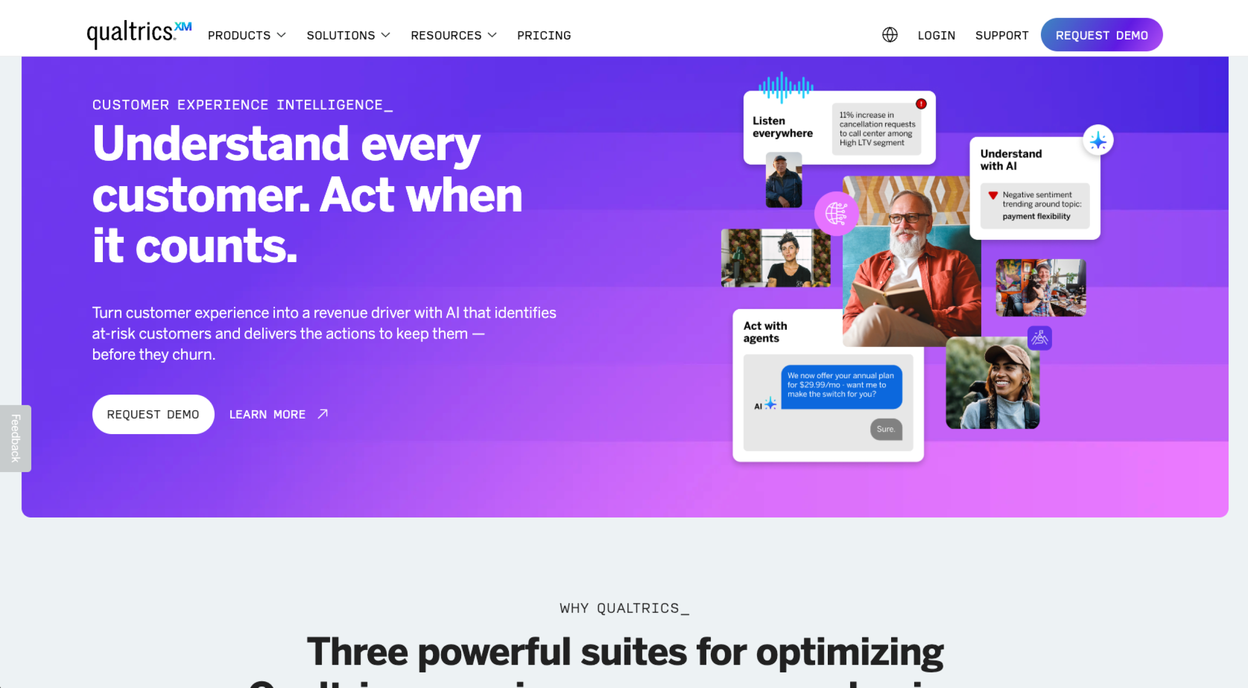 Qualtrics Landing Page