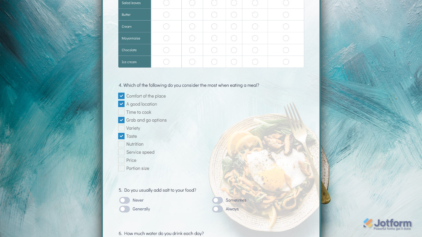 Square Checkbox widget successfully added in Form Builder, showing multiple selectable options with a modern, clean layout