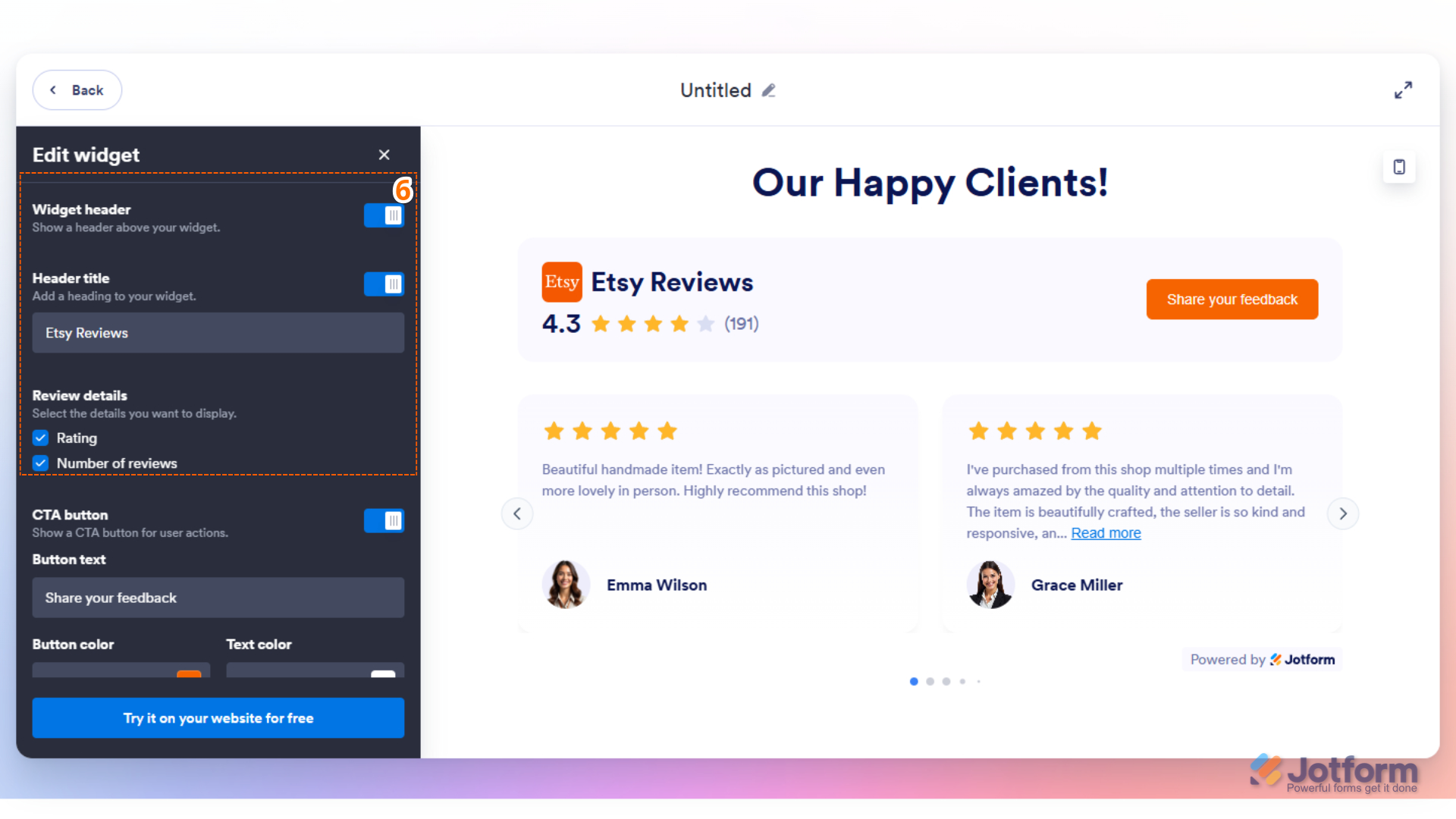 How to Embed Etsy Reviews on Your Website Image-5