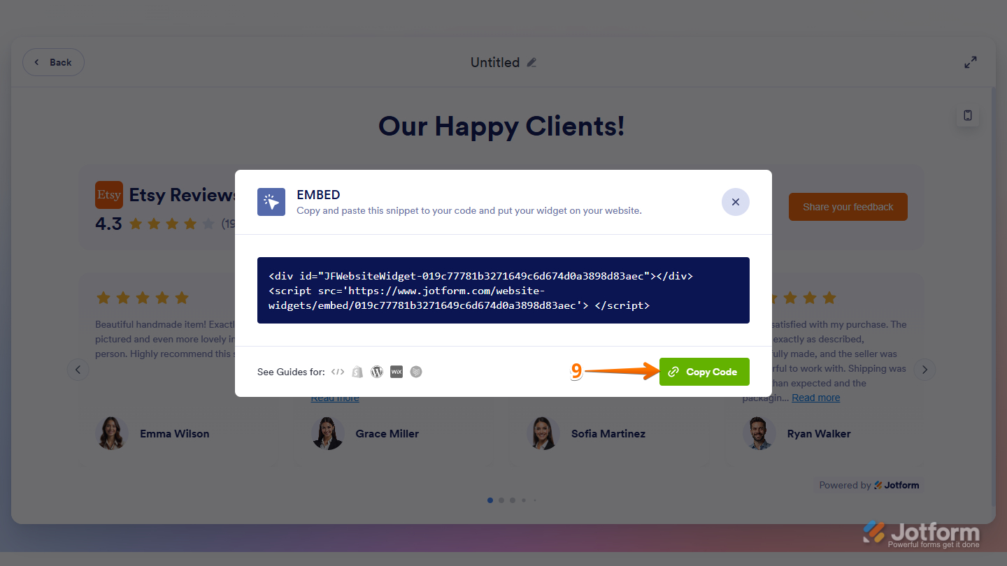 How to Embed Etsy Reviews on Your Website Image-7