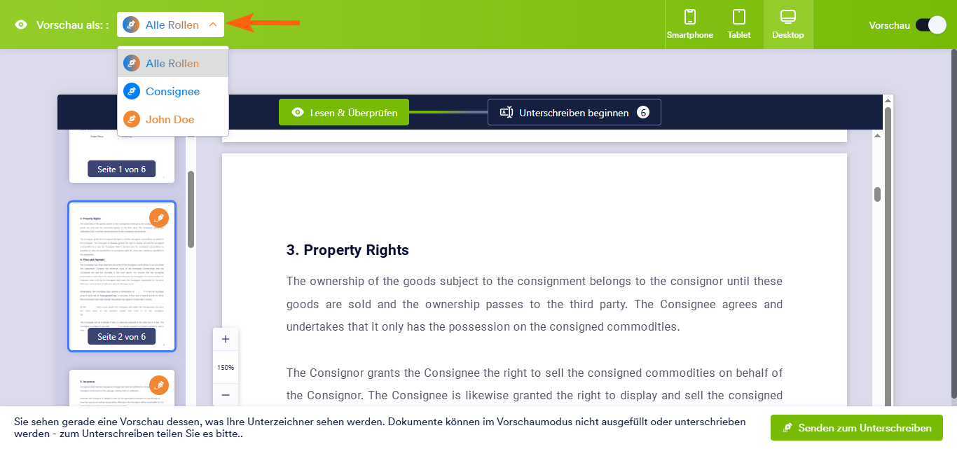 So zeigen Sie eine Dokumentvorschau aus der Sicht eines anderen Unterzeichners an Image-3
