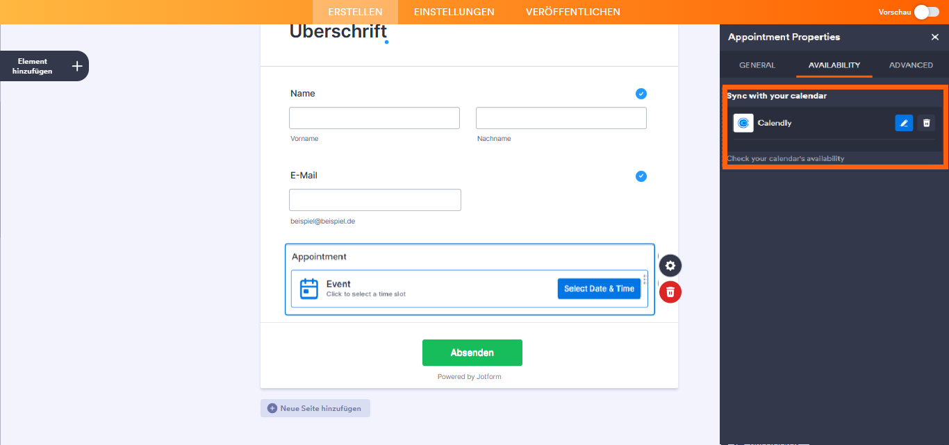 Wie Sie das Calendly Widget hinzufügen und einrichten Image-8