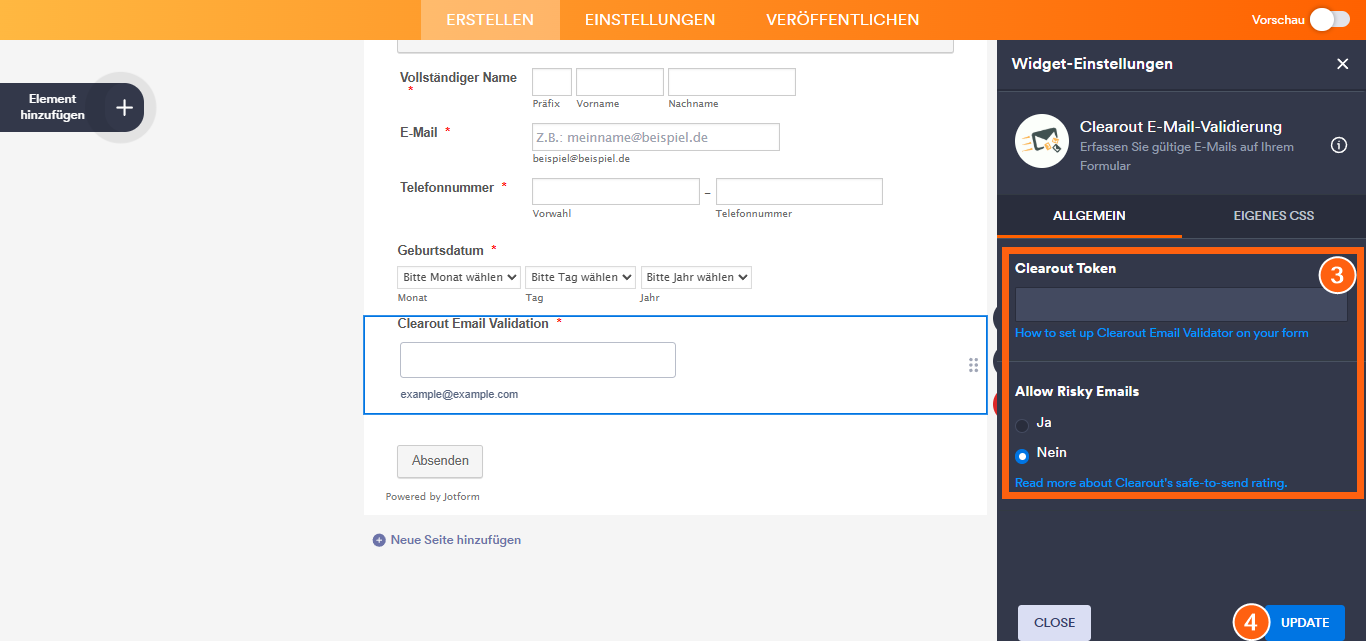 So verwenden Sie das Clearout-E-Mail-Validierungs-Widget Image-3