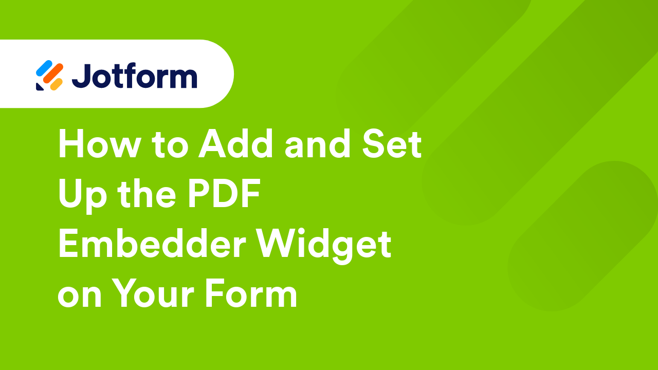 Jotform Widgets
