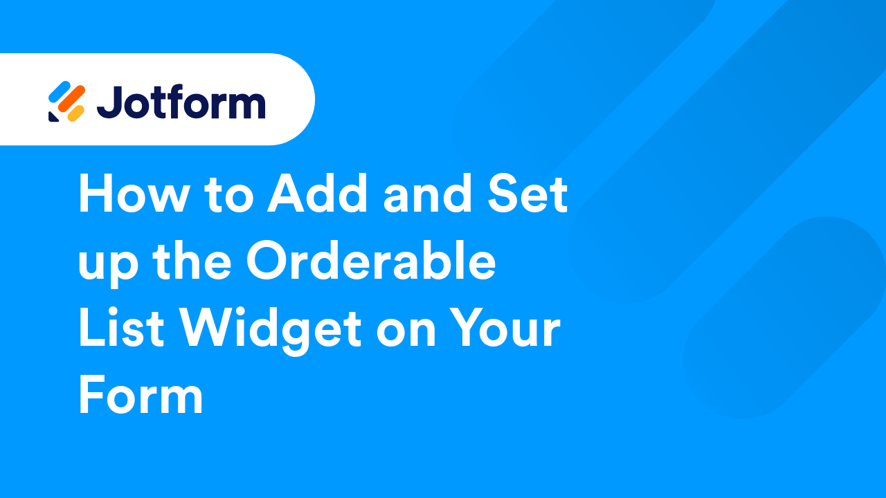 Jotform Widgets