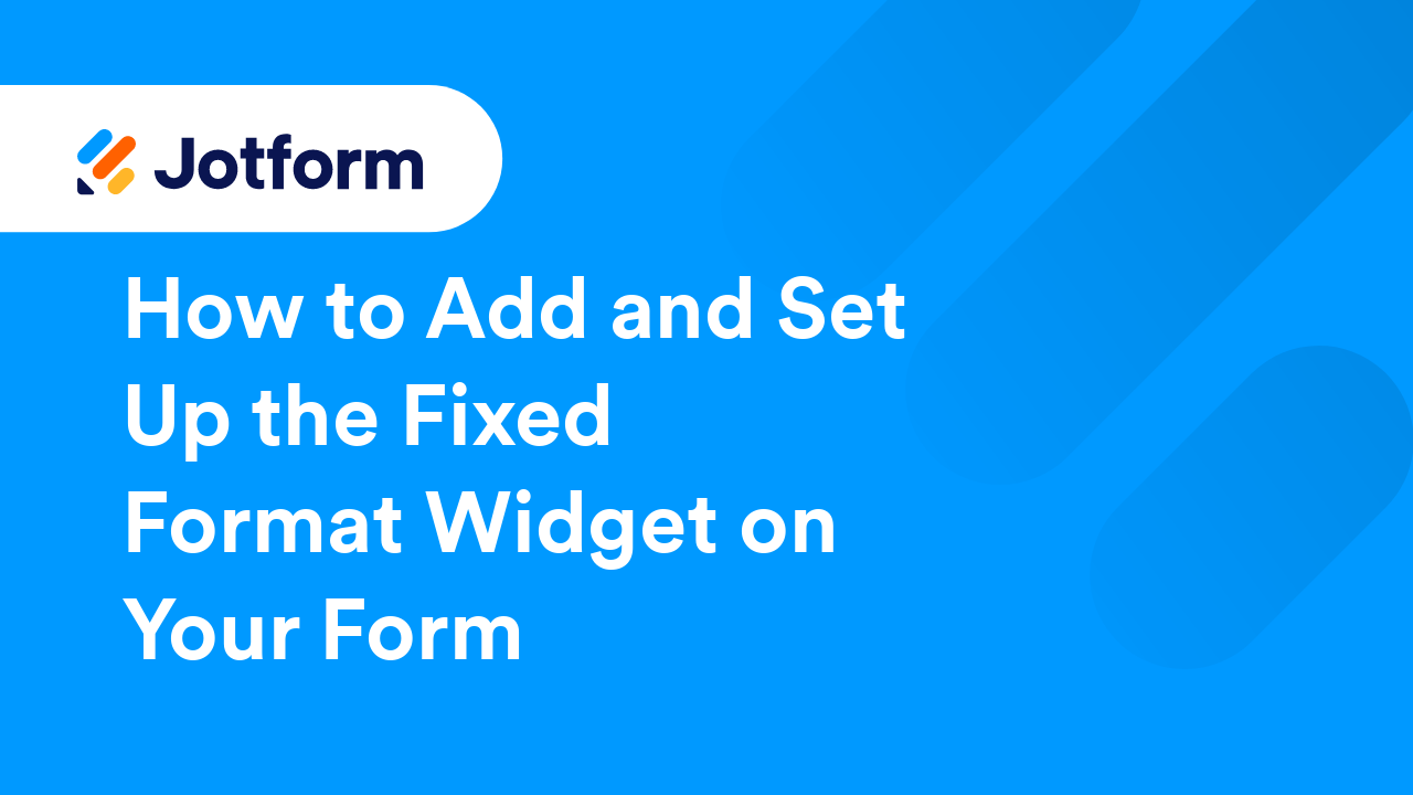Jotform Widgets