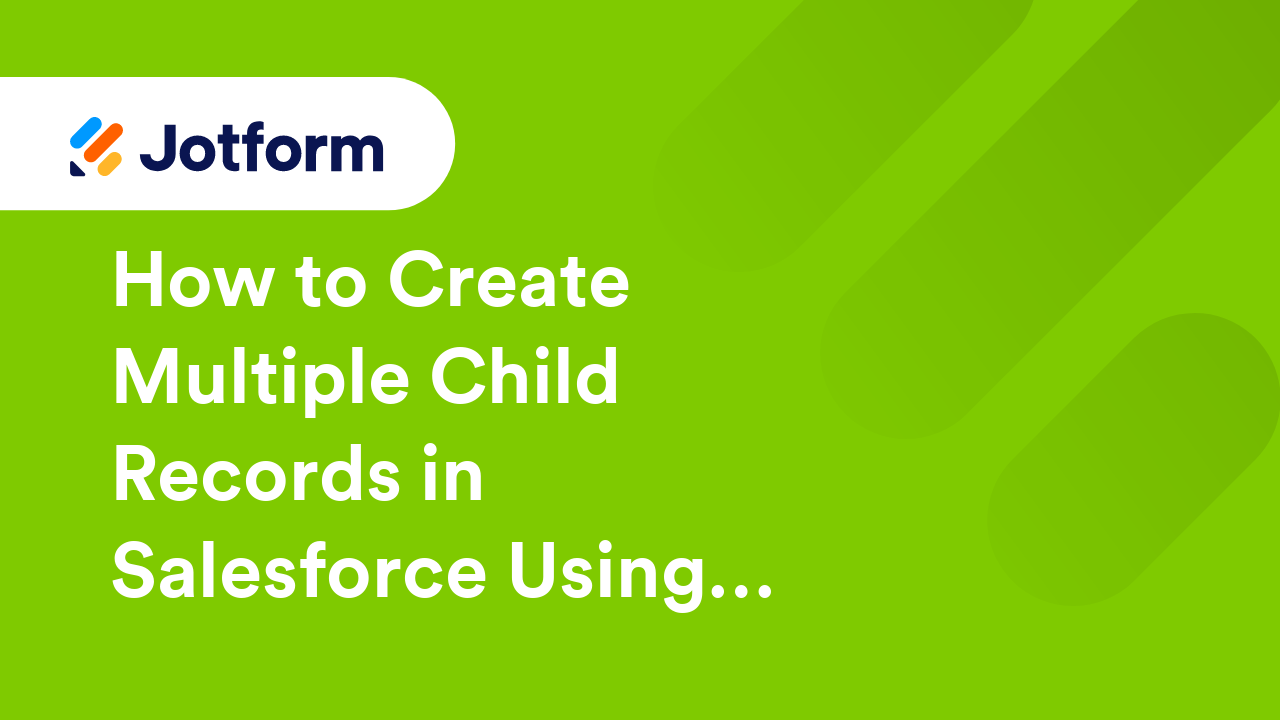 Jotform for Salesforce