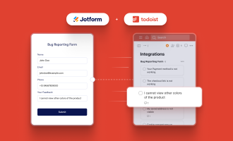 Von Formular zu Funktion: Steigern Sie Ihre Produktivität mit der Jotform-Todoist-Integration
