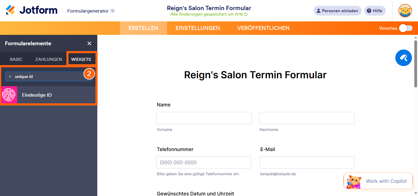 So richten Sie Unterordner in Dropbox mithilfe des Widgets für eindeutige ID’s ein Image-2