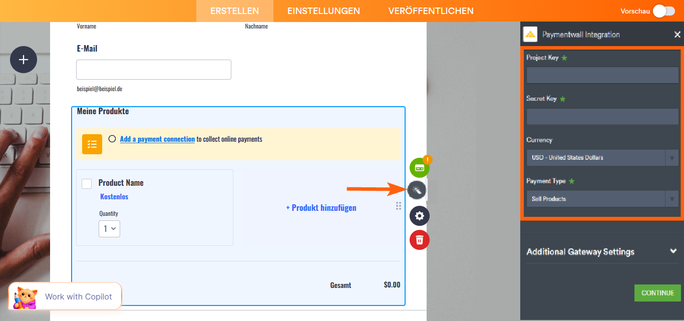 Wie integriert man Paymentwall in Jotform? Image-4