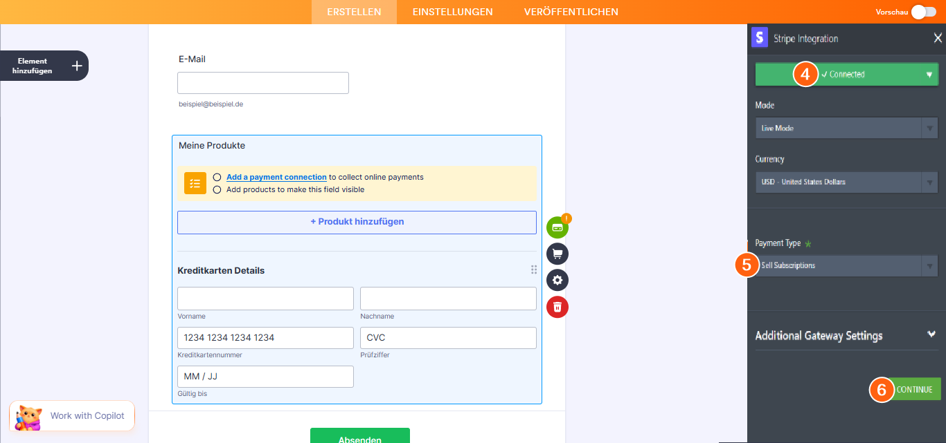 Einrichten eines benutzerdefinierten wiederkehrenden Spendenformulars Image-2