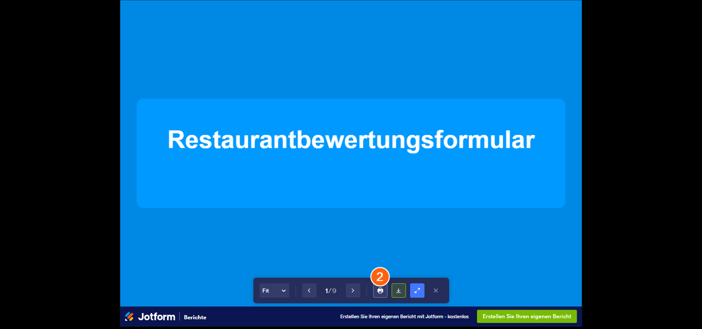 So laden Sie Ihren visuellen Bericht herunter oder drucken ihn aus Image-3