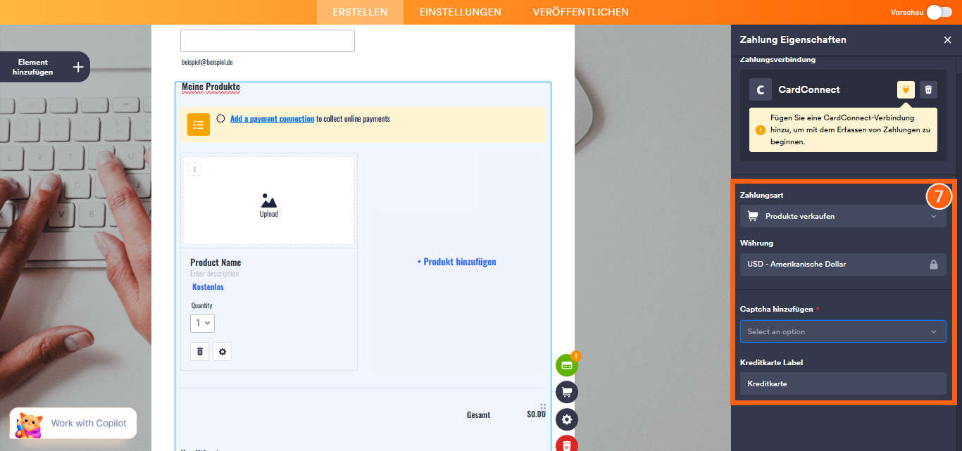 So integrieren Sie Ihr Formular mit CardConnect Image-13