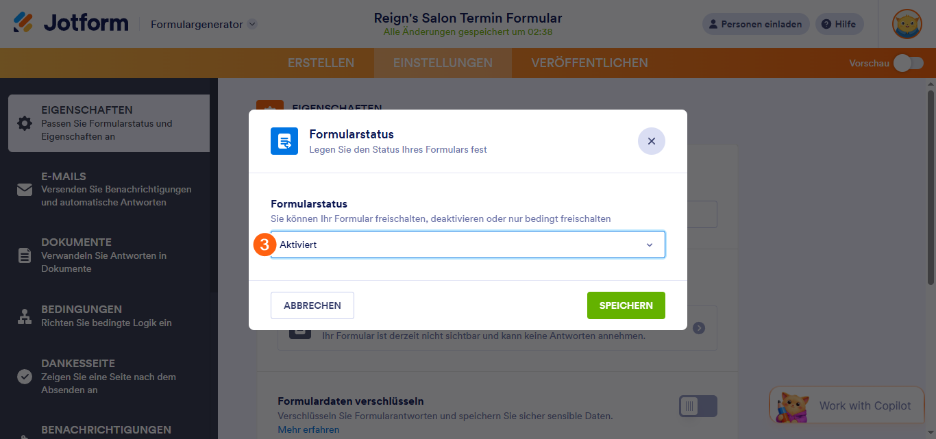 So entfernen oder setzen Sie das Ablaufdatum Ihres Formulars zurück Image-2