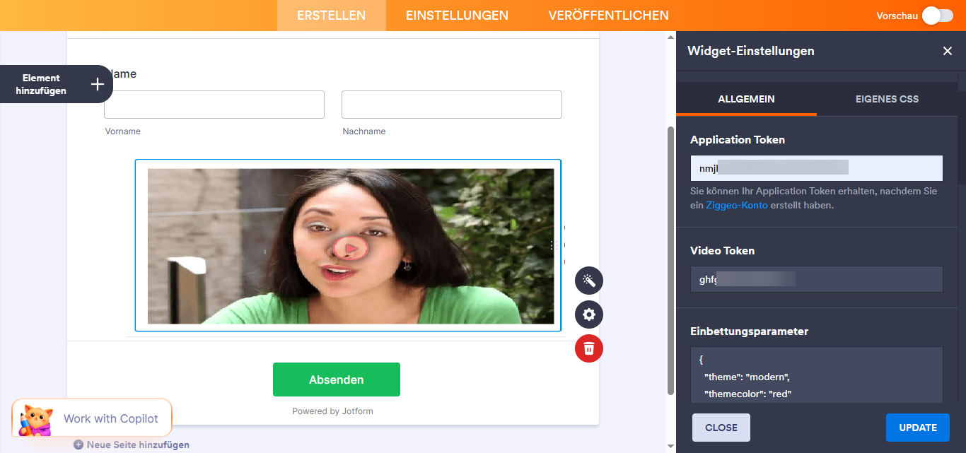 So zeigen Sie Videos in Formularen mit dem Ziggeo Video Player an Image-2