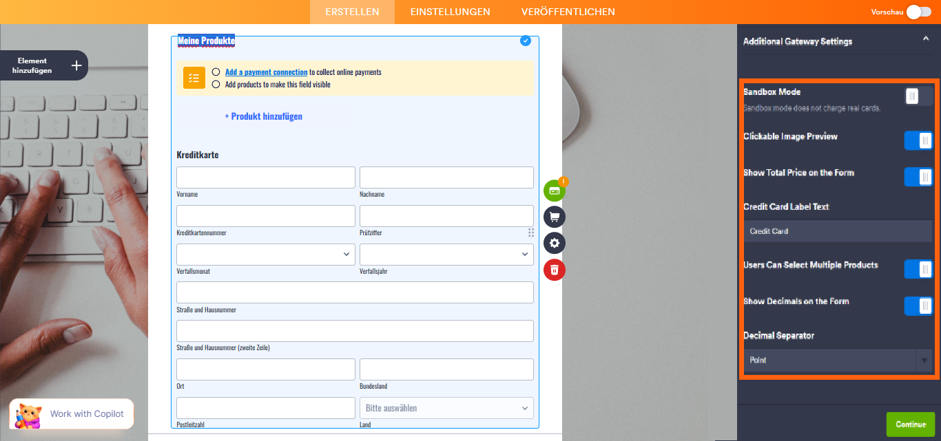 So integrieren Sie Ihr Formular mit CardConnect Image-7