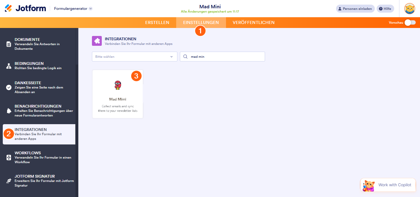 So integrieren Sie Jotform mit Mad Mini Image-1