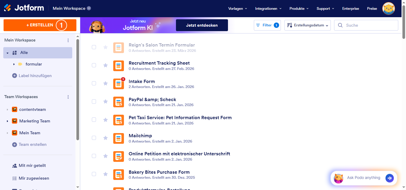 Wie man ein Umfrageformular erstellt und anpasst Image-1