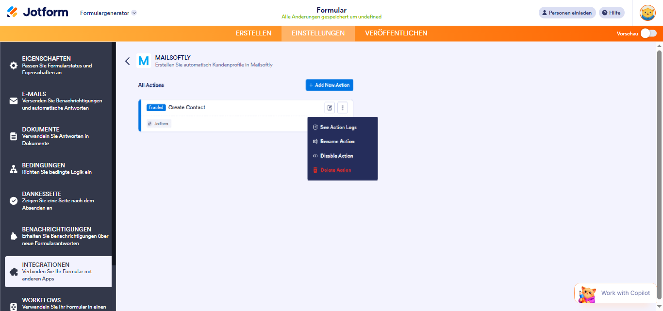 So integrieren Sie Jotform mit Mailsoftly Image-6
