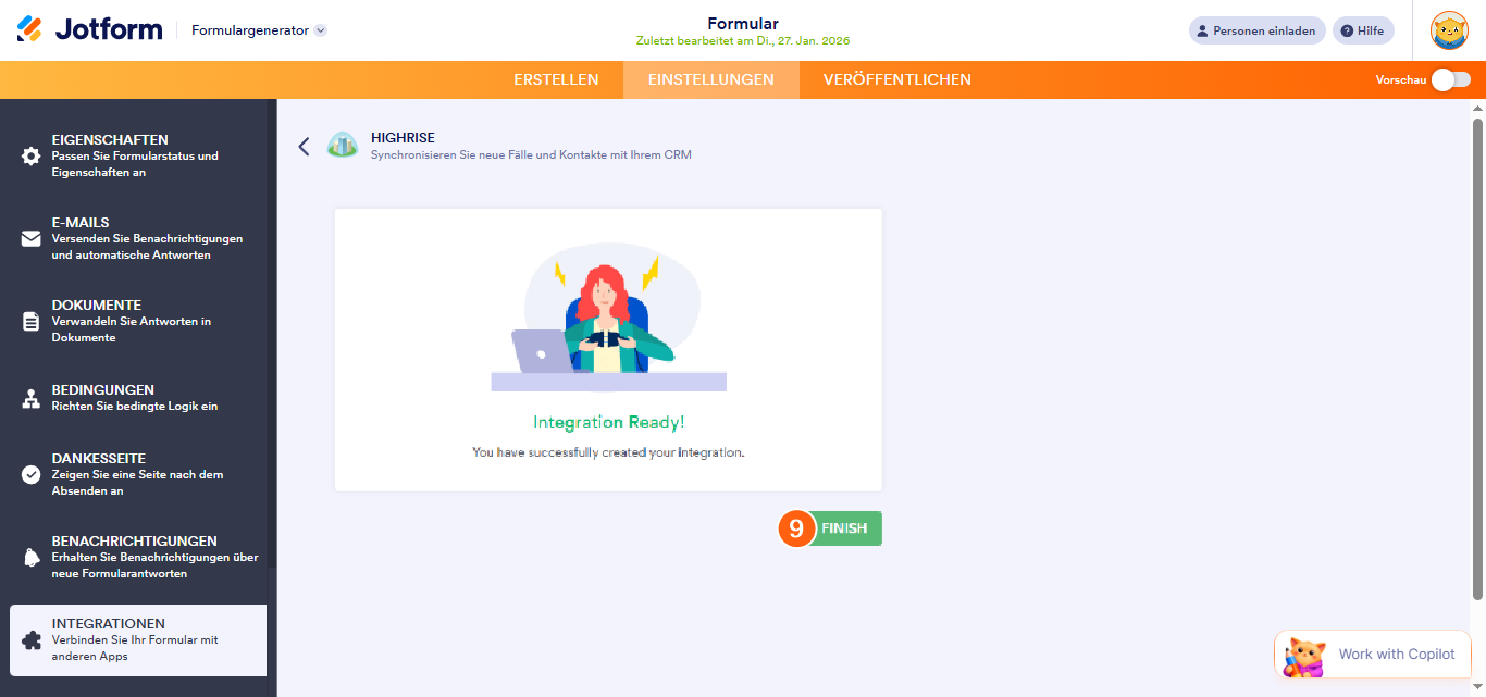 So richten Sie die Highrise-Integration ein Image-4