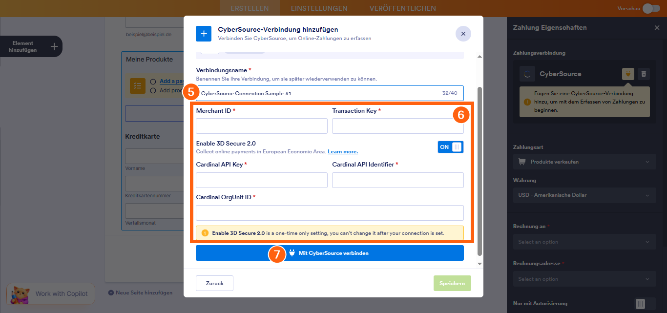 Wie man CyberSource mit Jotform integriert Image-13