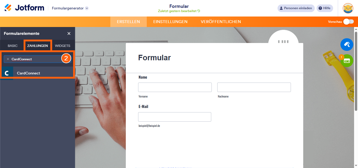 So integrieren Sie Ihr Formular mit CardConnect Image-2