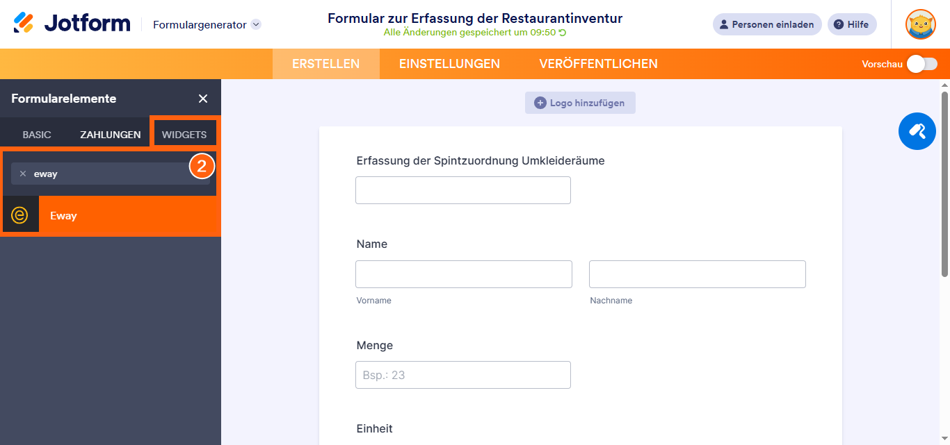 So integrieren Sie Ihr Formular in Eway Image-2
