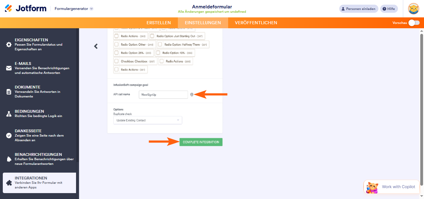 Erreichen der Kampagnenziele von Keap mit Jotform Image-4