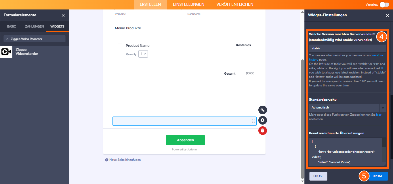 So erfassen Sie Videoaufnahmen mit dem Ziggeo Video Rekorder Image-4