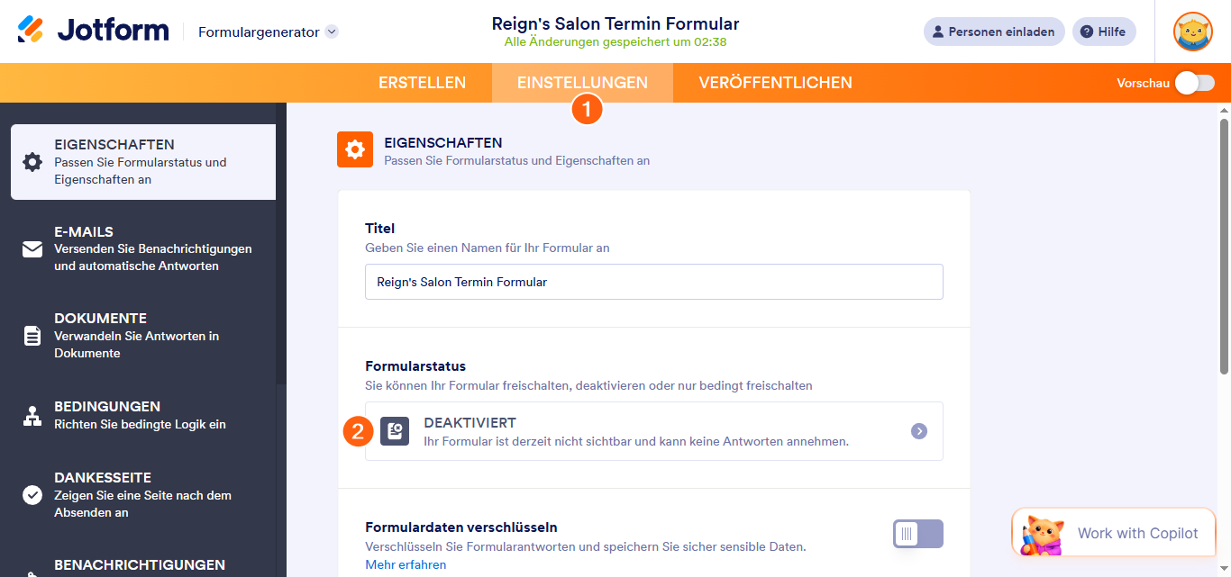 So entfernen oder setzen Sie das Ablaufdatum Ihres Formulars zurück Image-1