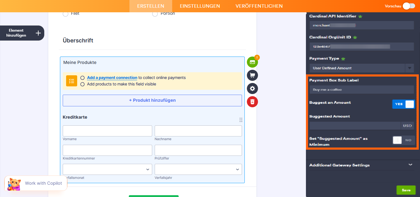 Wie man CyberSource mit Jotform integriert Image-7