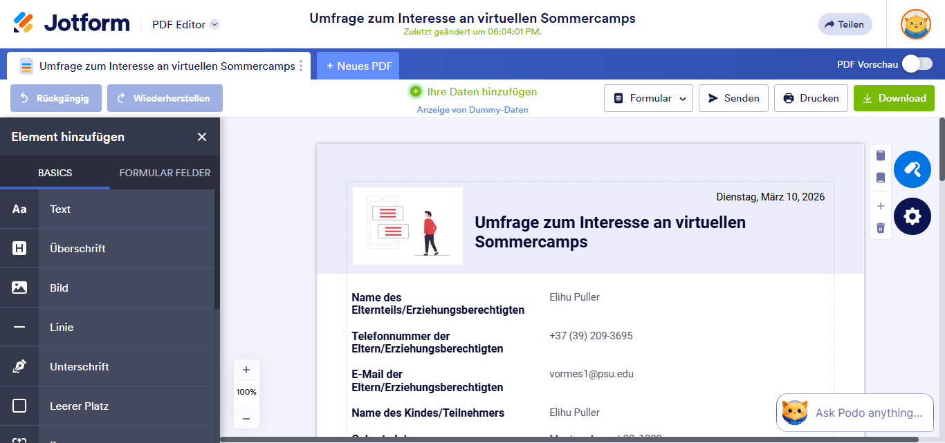 So wechseln Sie zur neuen Version des Jotform PDF-Editors Image-1
