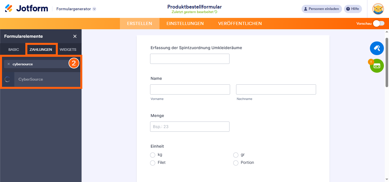 Wie man CyberSource mit Jotform integriert Image-10