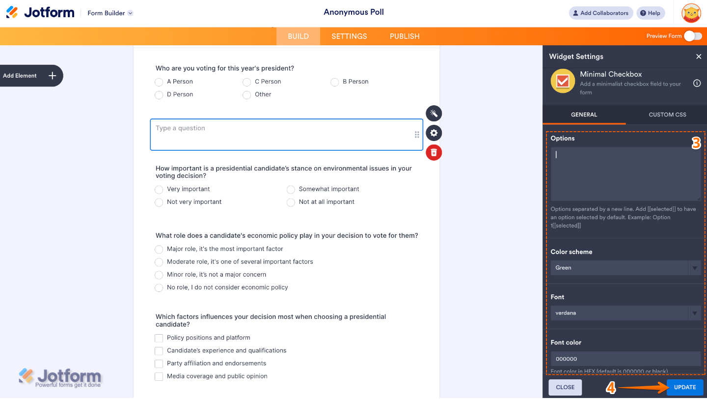 How to Add and Set Up the Minimal Checkbox Widget on Your Form Image-1