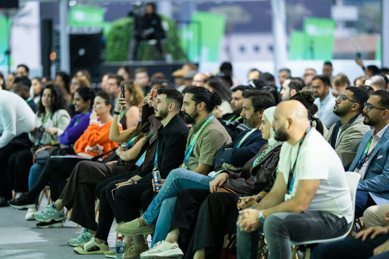 Audience attentively listening at  conference event