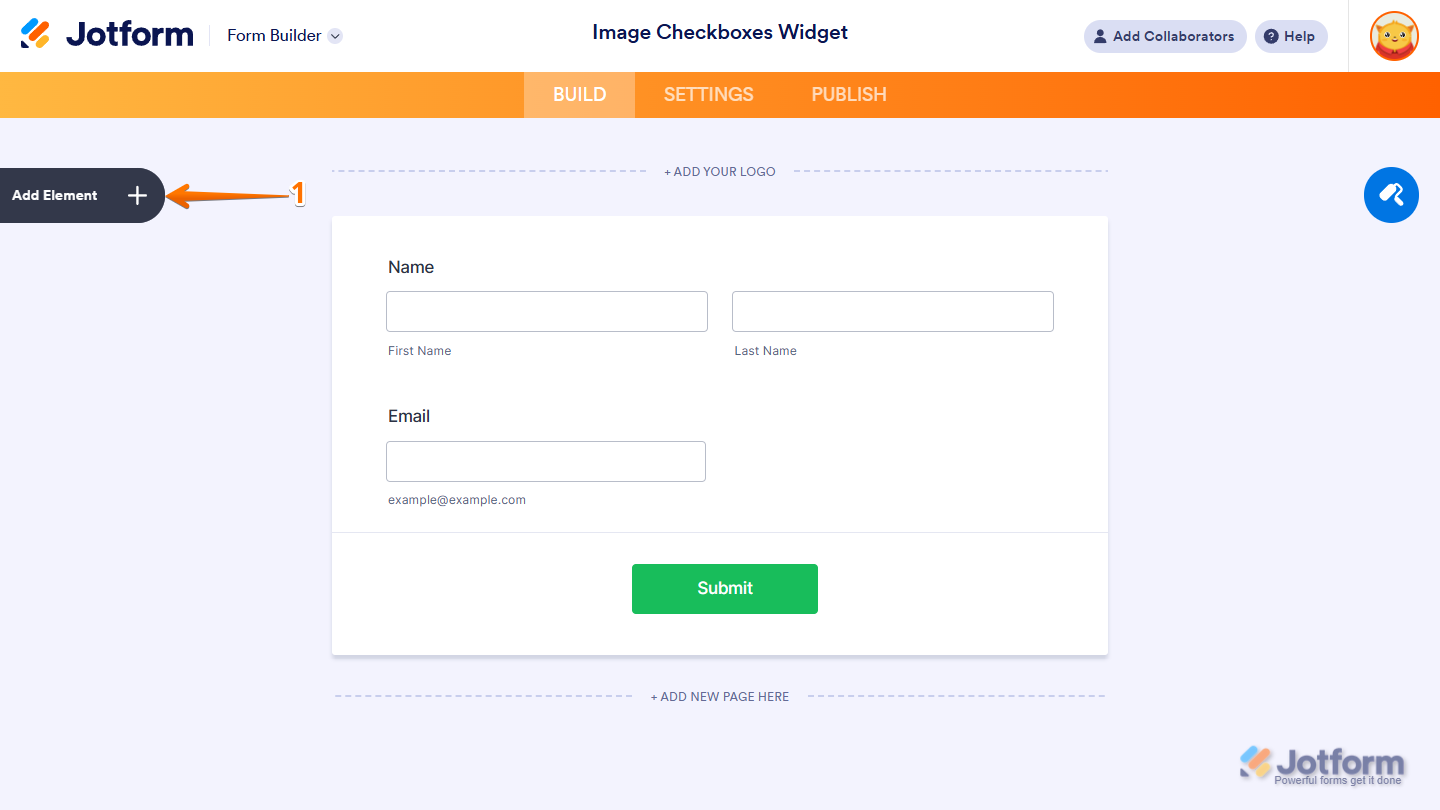 How to Add and Set up the Image Checkboxes Widget on Your Form Image-1
