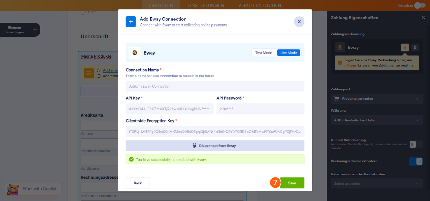 So integrieren Sie Ihr Formular in Eway Image-12