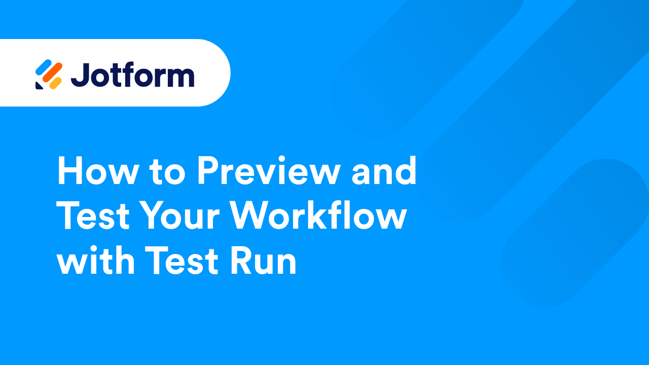 Jotform Workflows