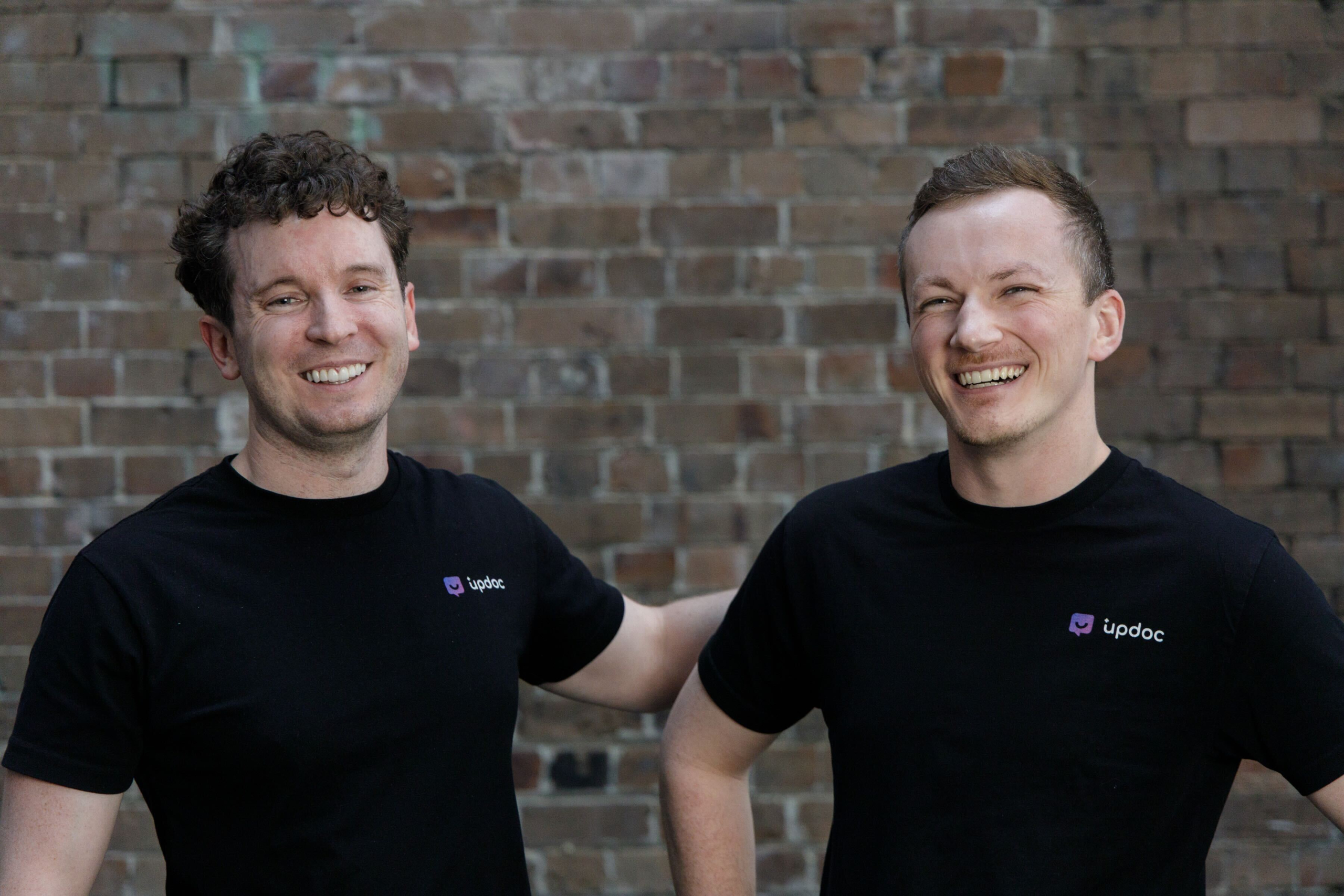 Photo of the Co-founders Cliffe Hodgkinson and Dylan Coyne