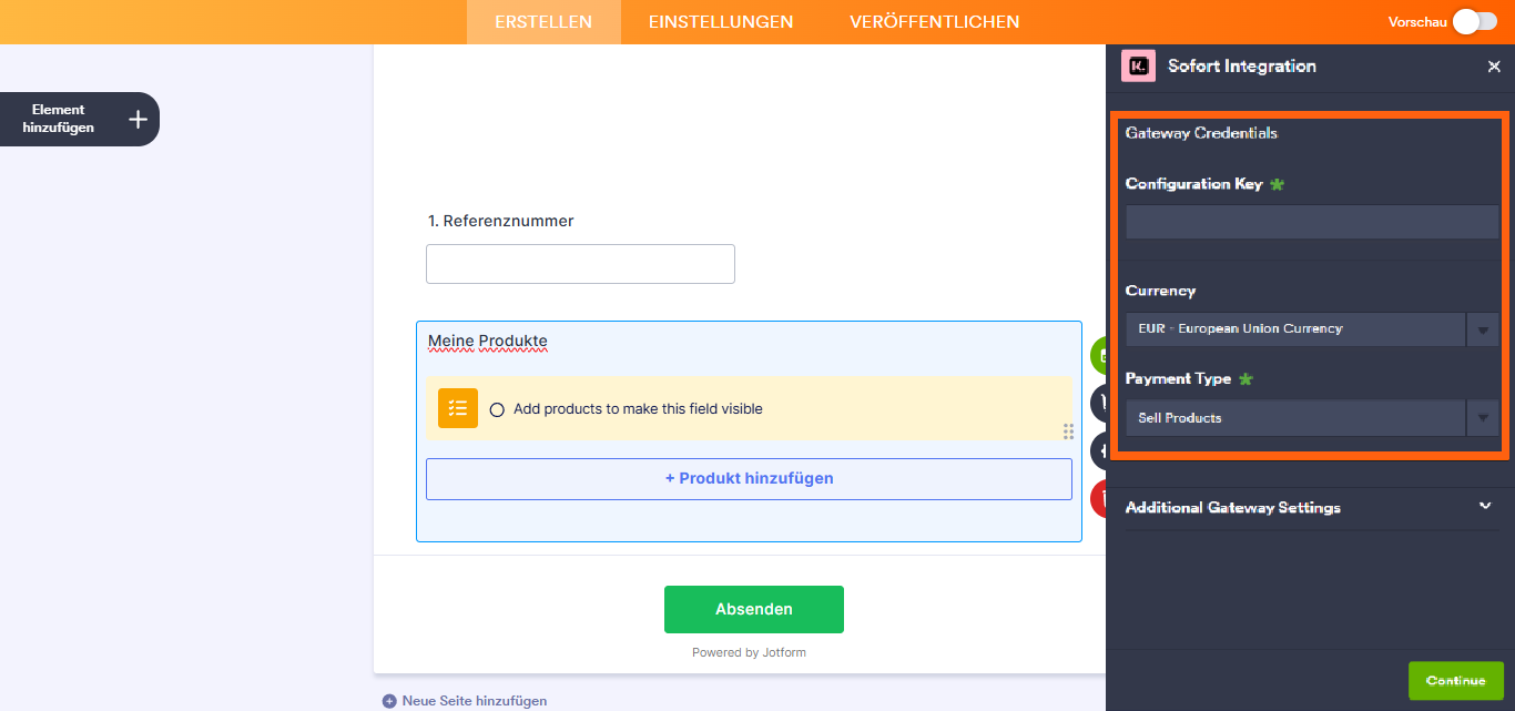 Wie man Klarna mit Jotform integriert Image-3