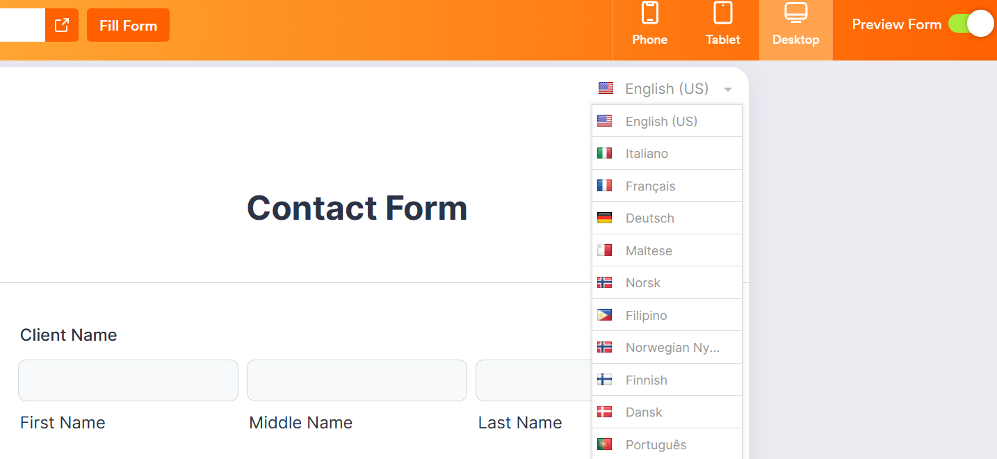 How to translate Microsoft Forms into different languages Image-9